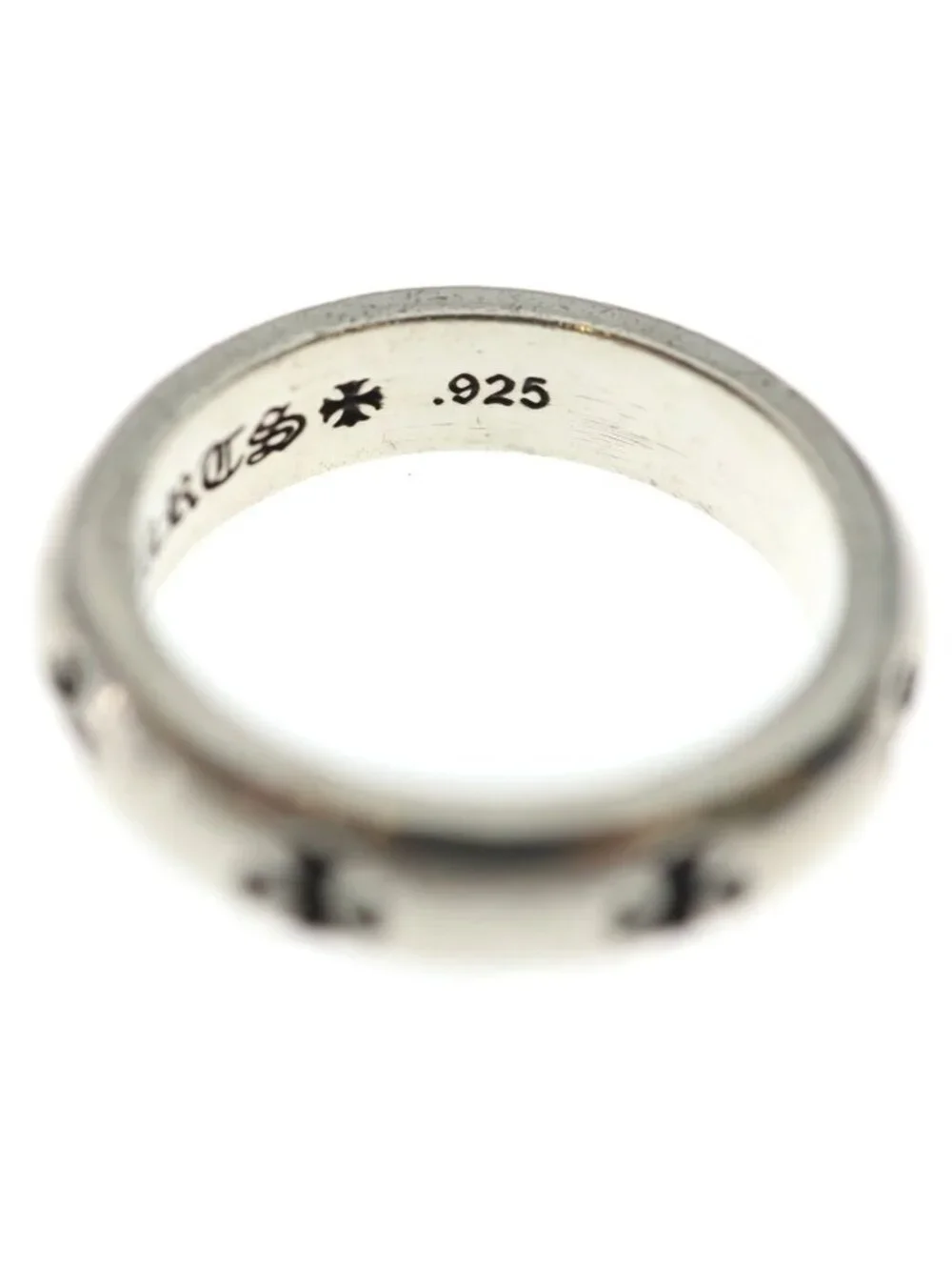Chrome Hearts Negative CH Plus Ring Silver